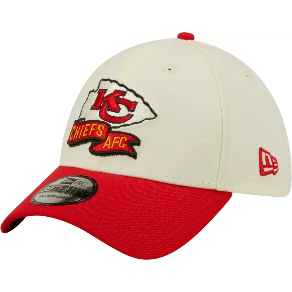 Kansas City Chiefs New Era 39THIRTY NFL Sideline On-Field Chrome Hat Med/Large